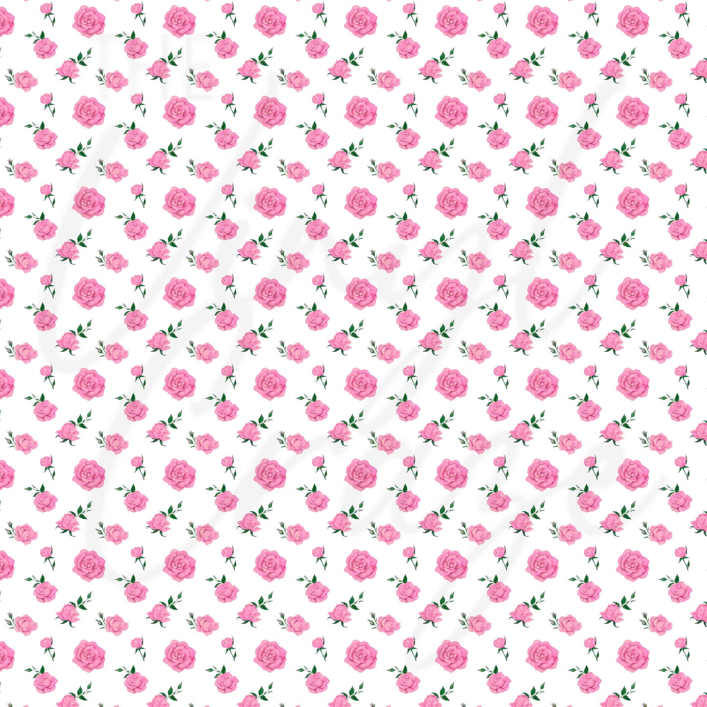 Vintage Pink Florals - Adhesive Vinyl Sheets