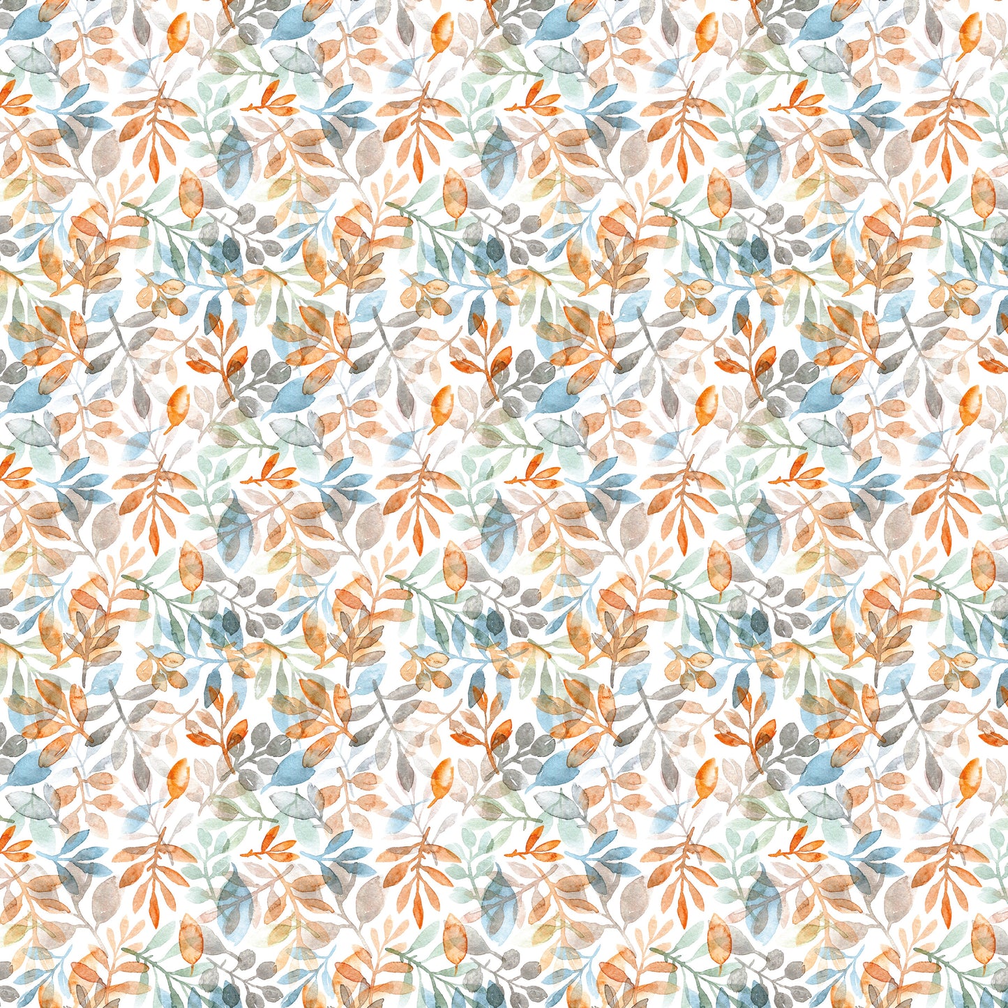 Watercolor Leaves - Adhesive Vinyl Sheets