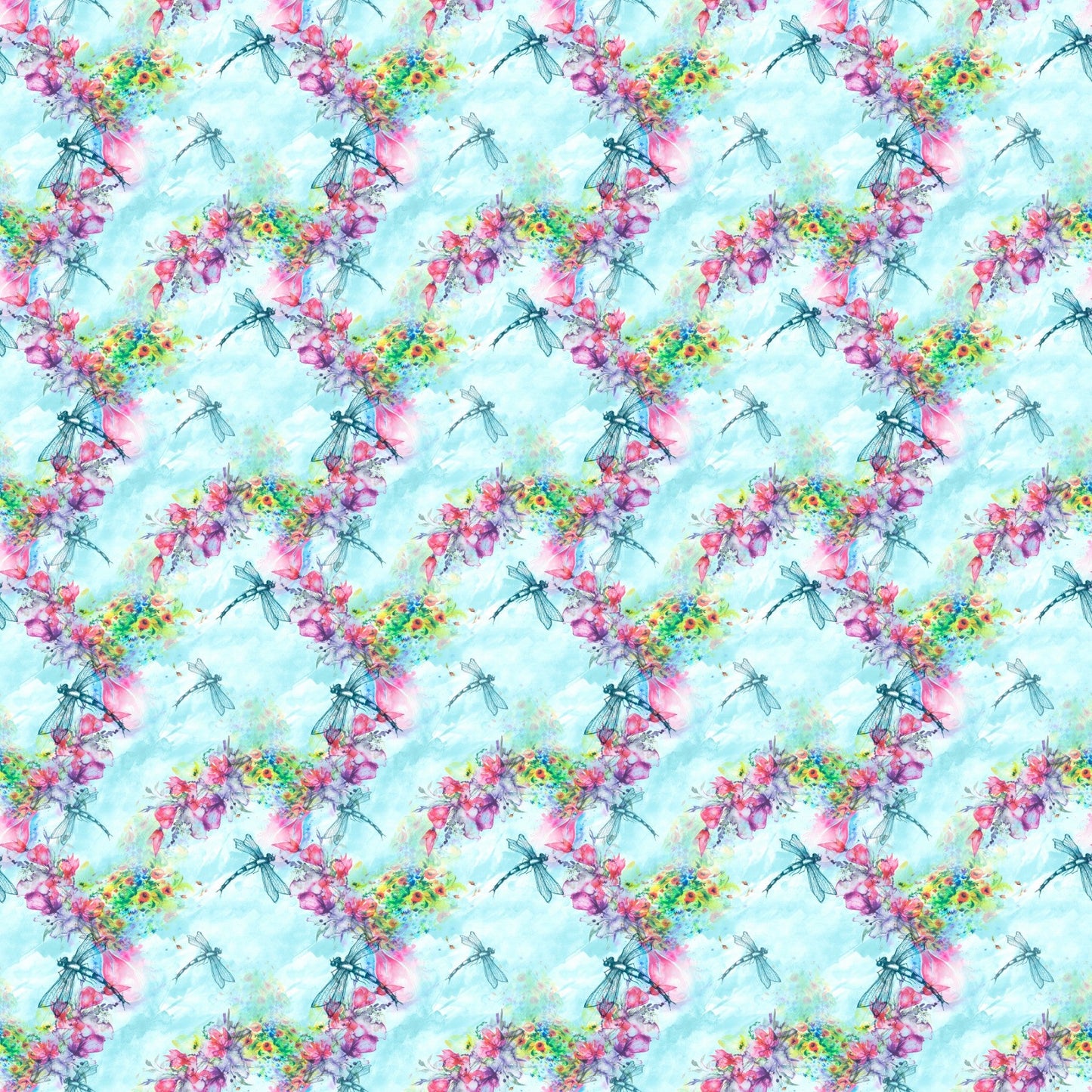 Watercolor Dragonfly - Adhesive Vinyl Sheets