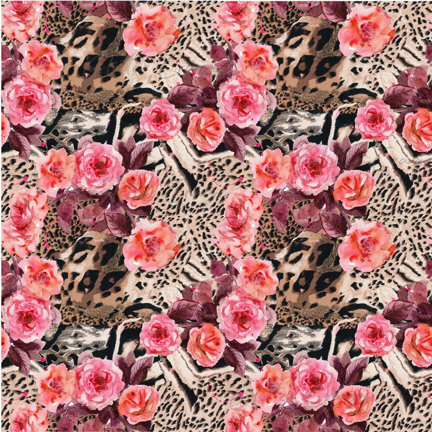 Roses in the Wild - Adhesive Vinyl Sheets