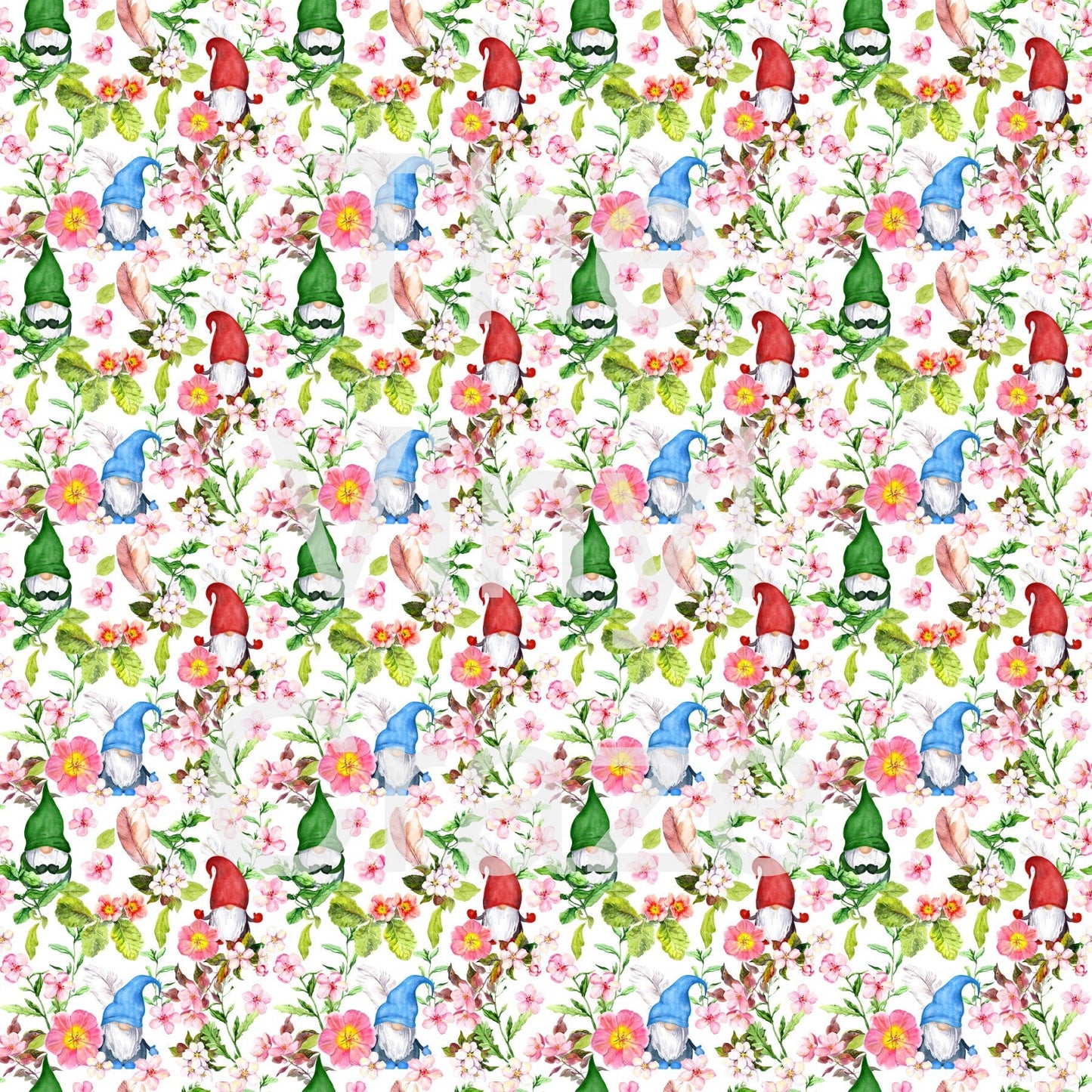 Springtime Gnomes - Adhesive Vinyl 12x12 Sheet