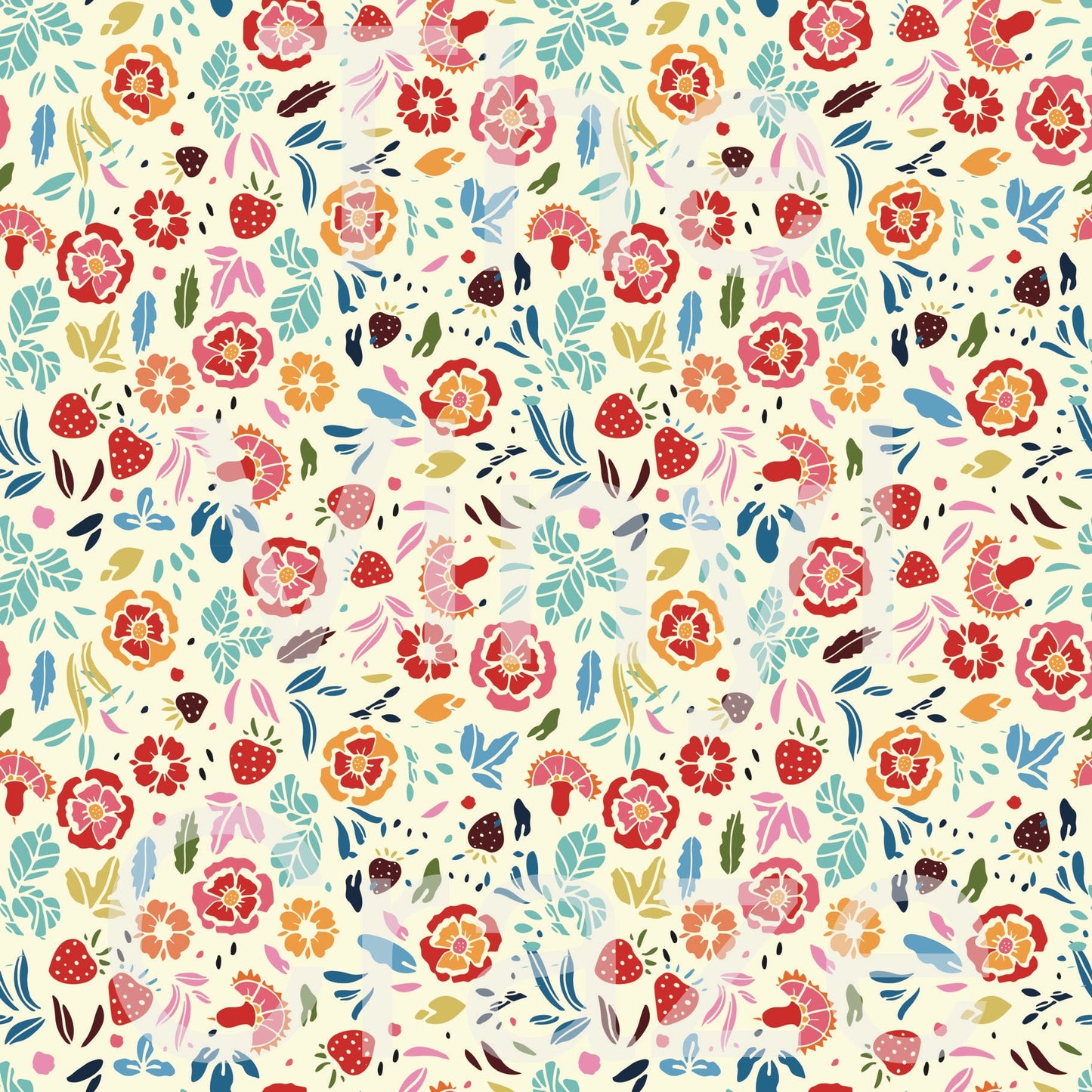 Floral Pioneer - Adhesive Vinyl Sheets