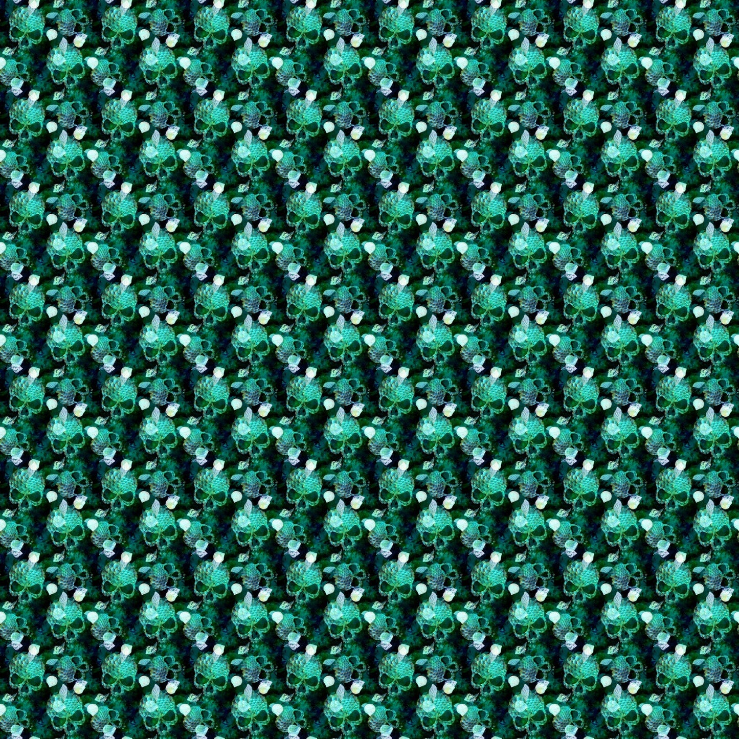 Fish Scale Skulls - Adhesive Vinyl Sheets