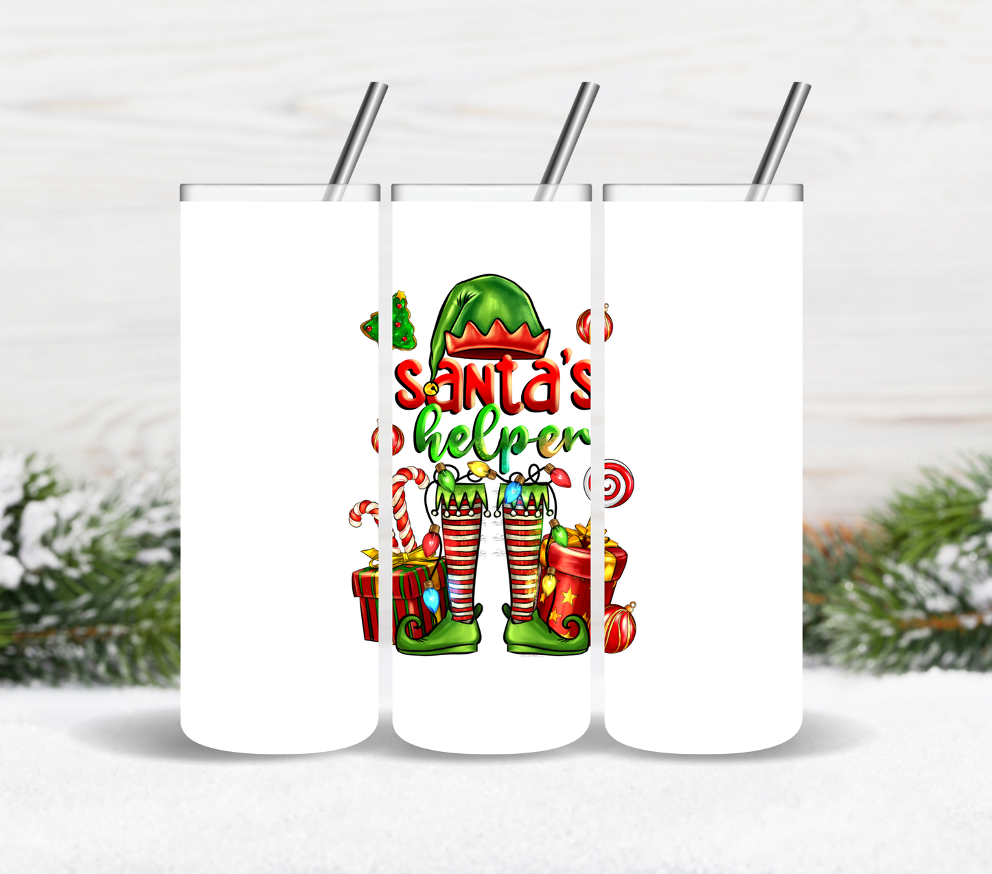 Santas Helper - UV DTF Decal