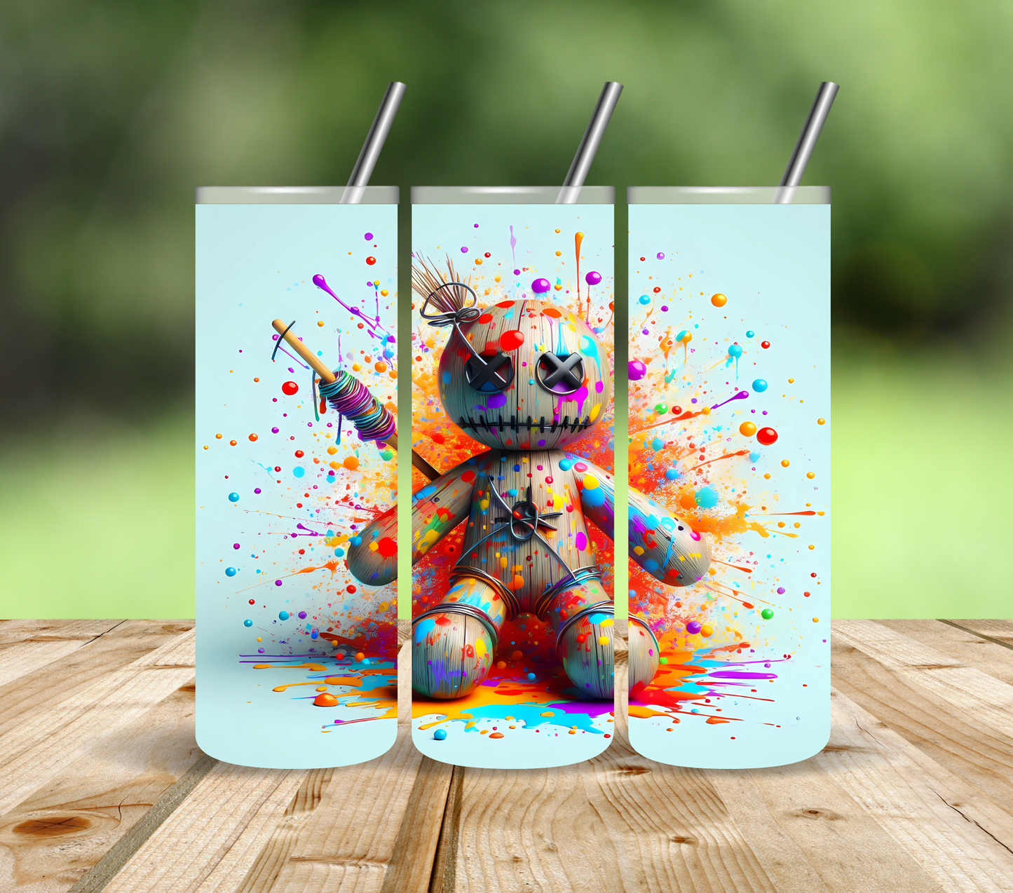 Color Splash Voodoo Dolls - Adhesive Vinyl Wrap - 6 Variants