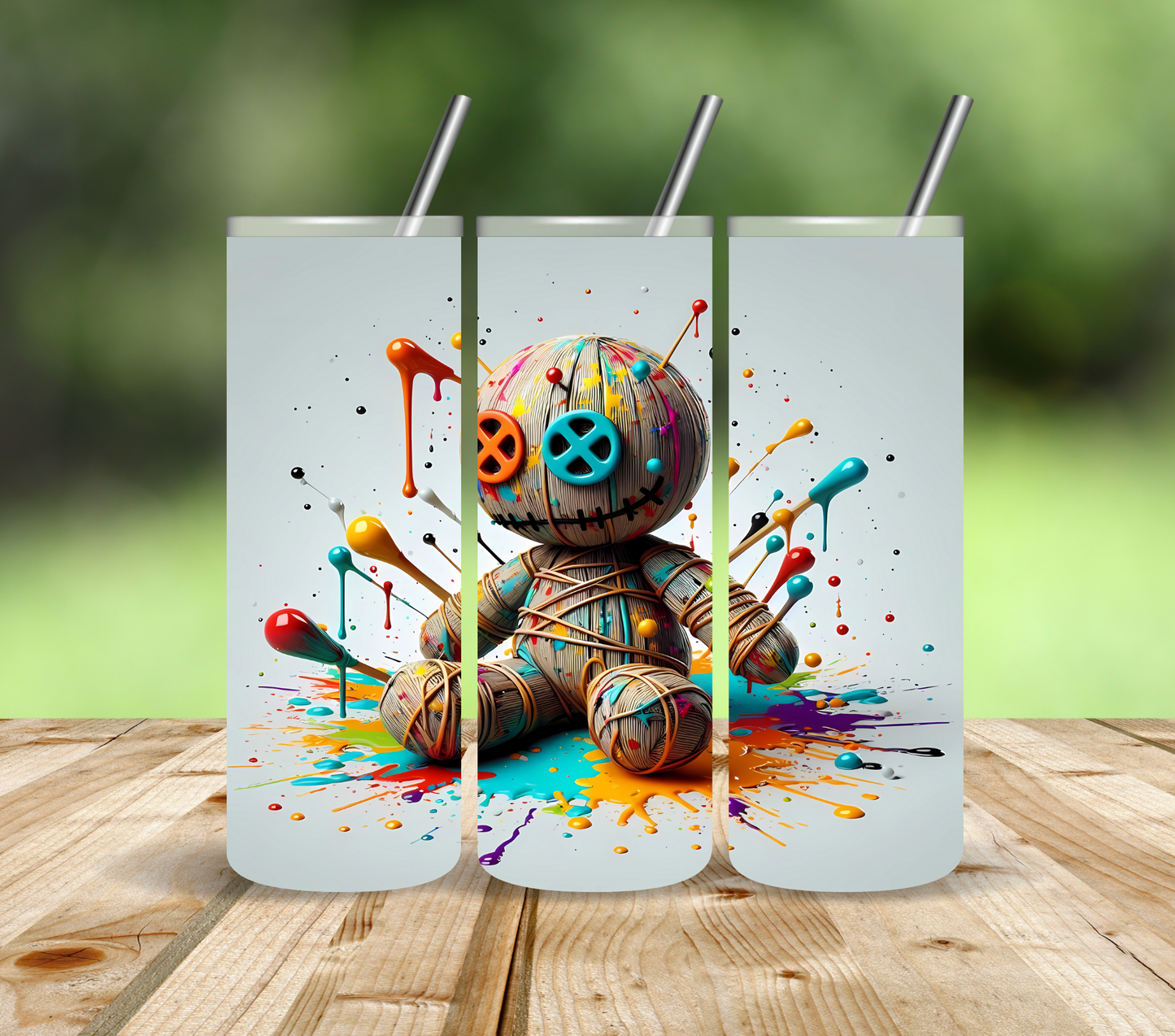 Color Splash Voodoo Dolls - Adhesive Vinyl Wrap - 6 Variants