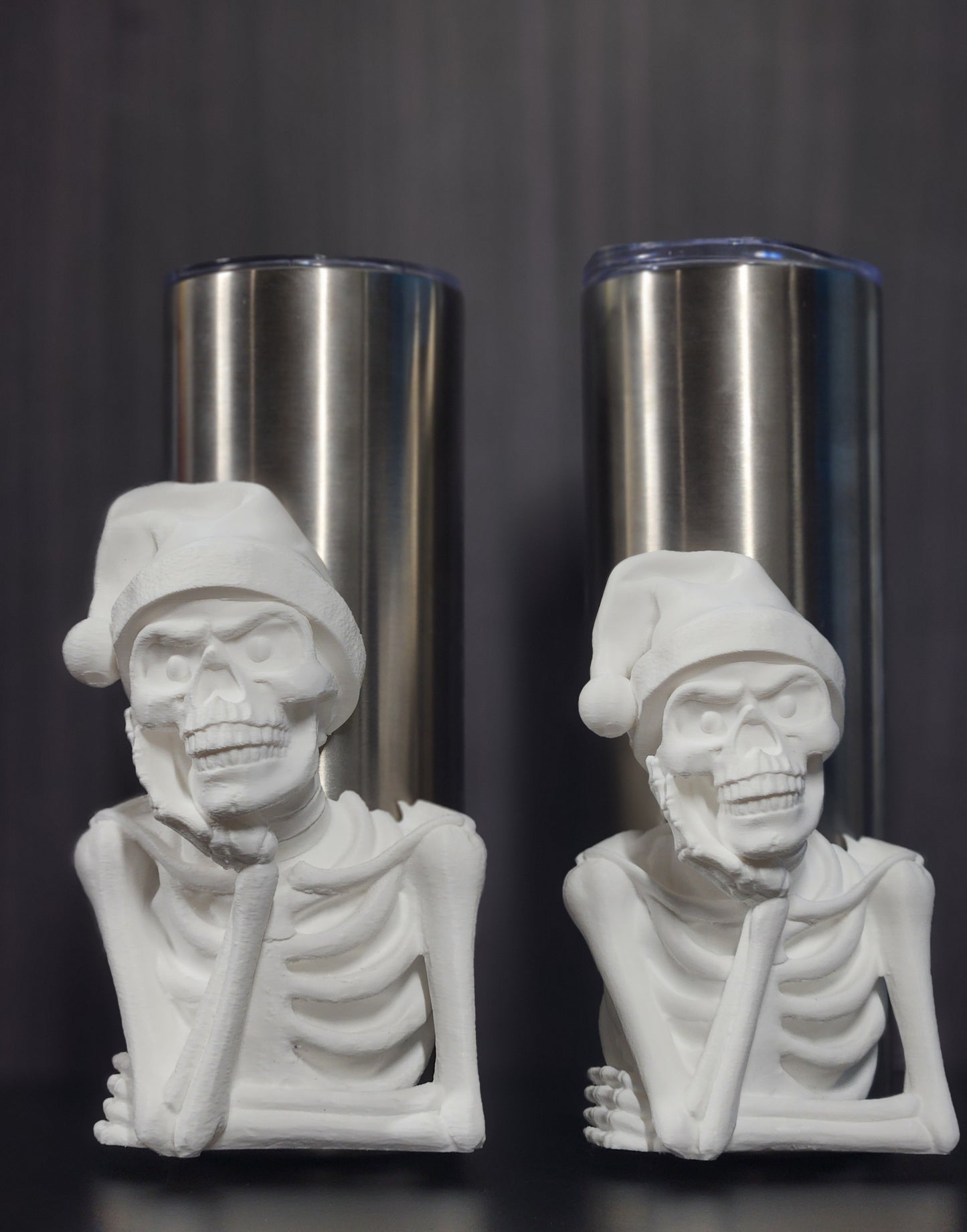 Santa Skeleton - Tumbler Element
