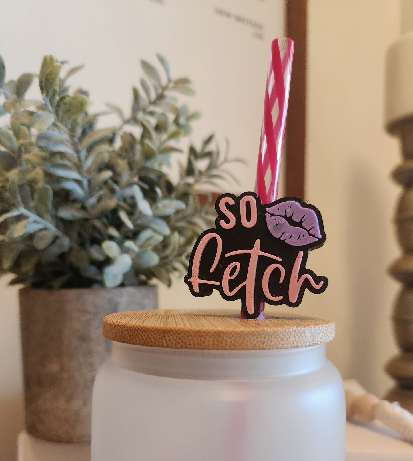 So, fetch - Straw topper (In Color)