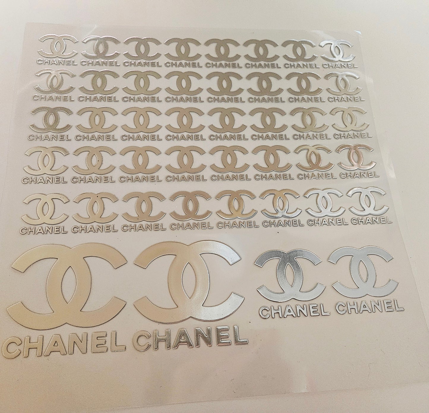 #17 Metallic UV DTF-Bougie- available in Gold and Silver