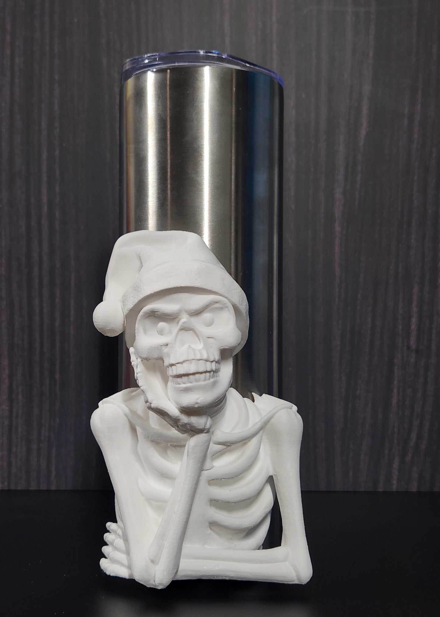 Santa Skeleton - Tumbler Element