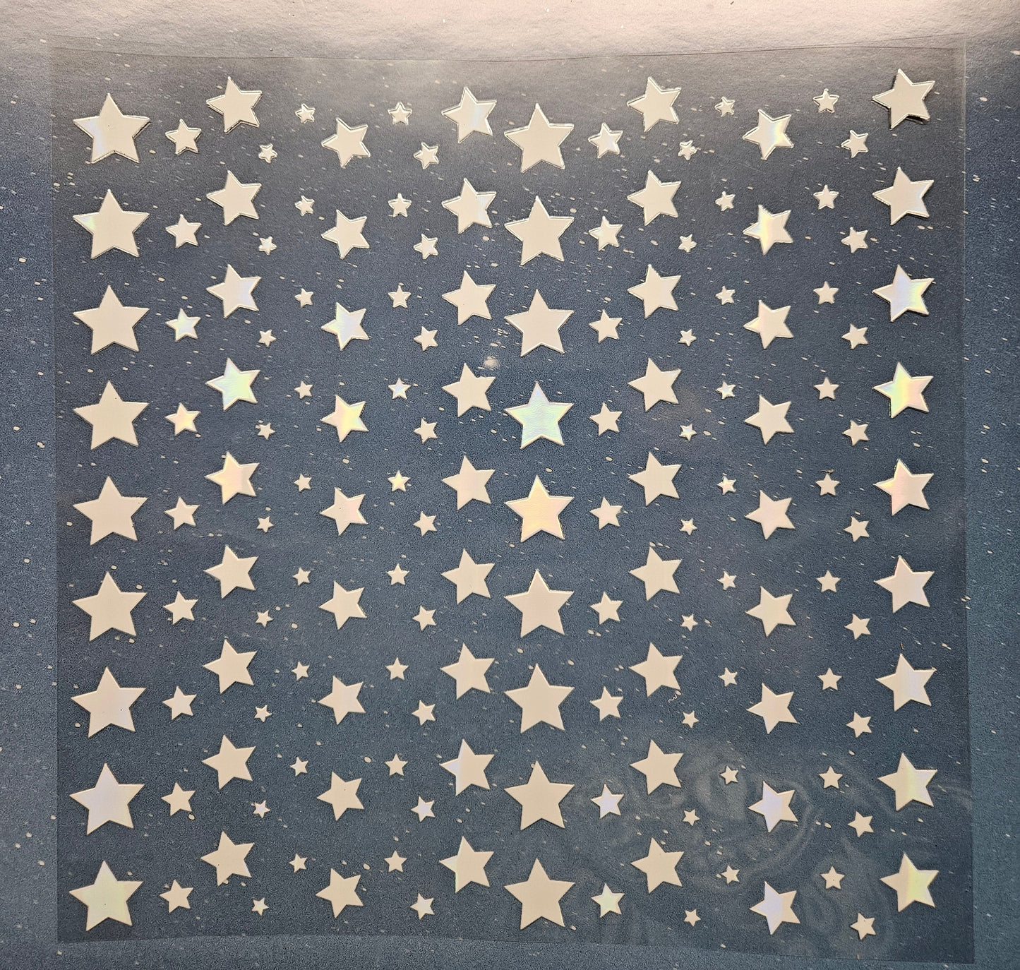 #67 Stars Holo White