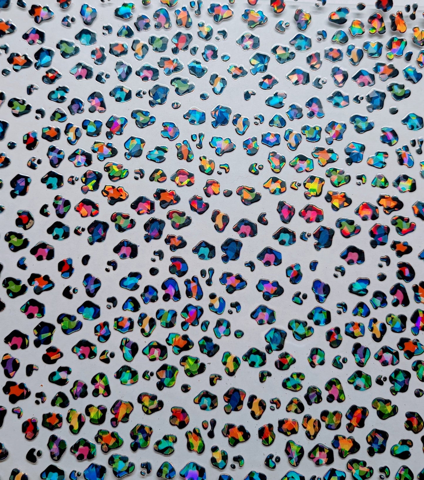 #78 Neon Leopard Spots Shattered effect