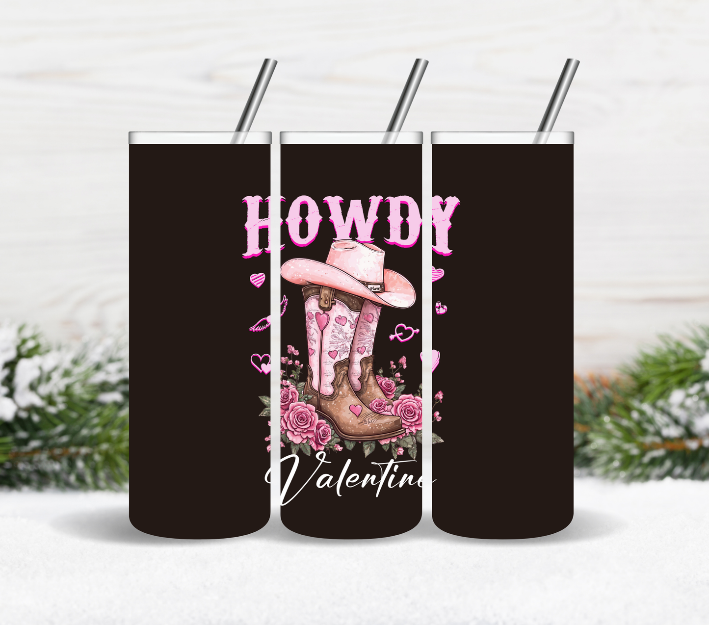 Howdy Valentine - UV DTF Decal - 2 variants