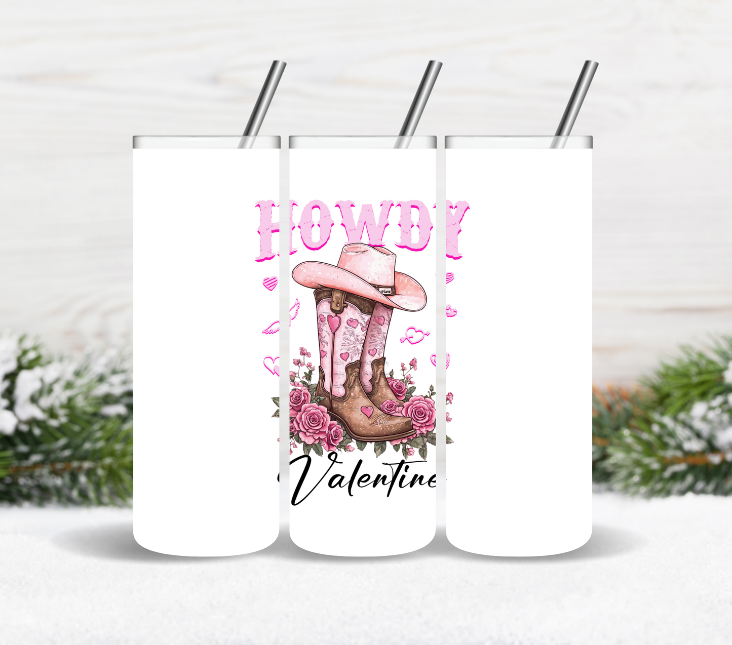 Howdy Valentine - UV DTF Decal - 2 variants