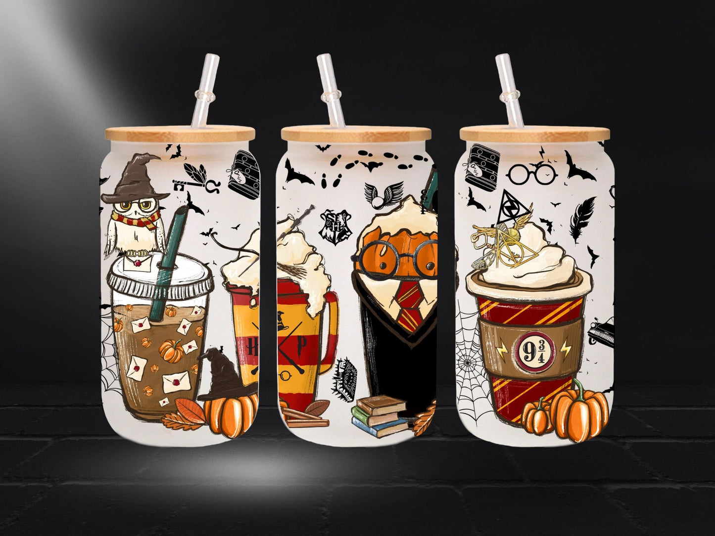 Wizard school - UV DTF 160z Libbey Wrap