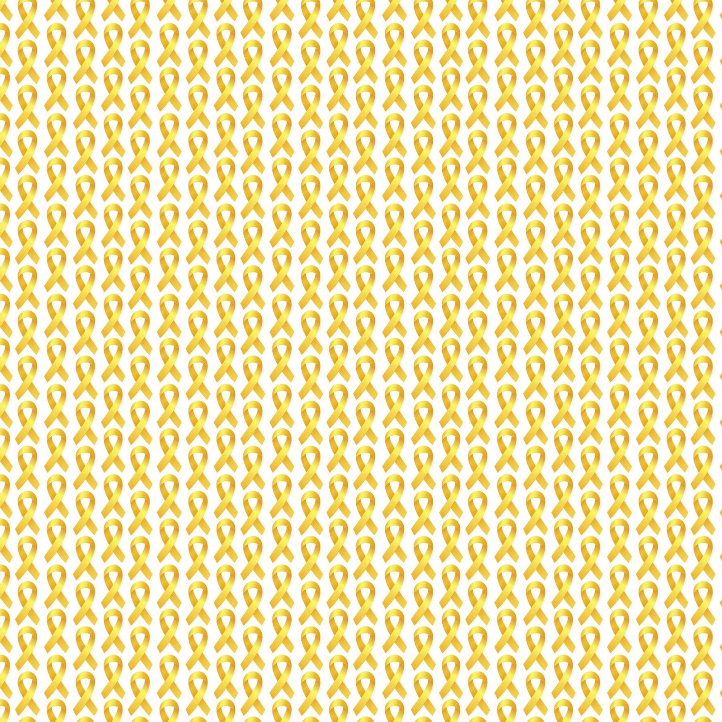 Yellow Awareness Ribbons - Adhesive Vinyl Sheets