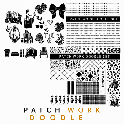 Patchwork Doodle Sets