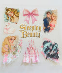#162  Double Sided Sleeping beauty Torn Pages