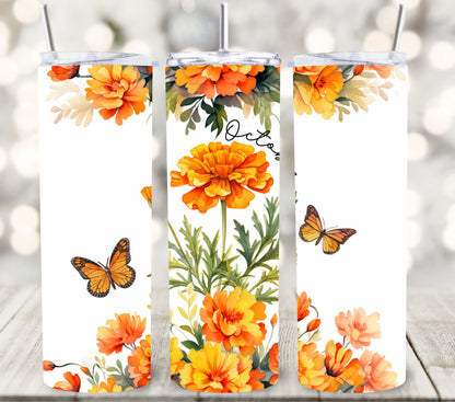 The Year in Flowers - Adhesive Vinyl Wraps - 12 Design Options