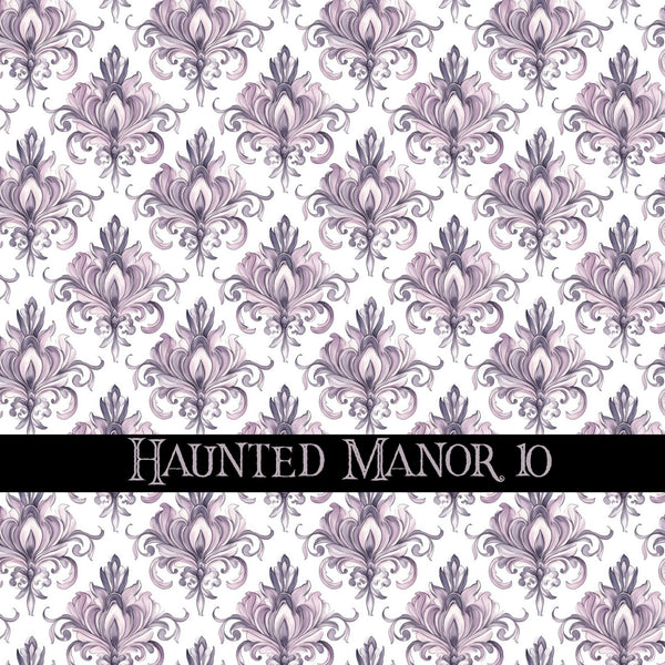 Haunted Manor Vinyl collection- 12x12 vinyl sheets-16 designs available