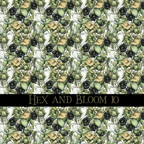 Hex and Bloom Vinyl collection- 12x12 vinyl sheets-16 designs available
