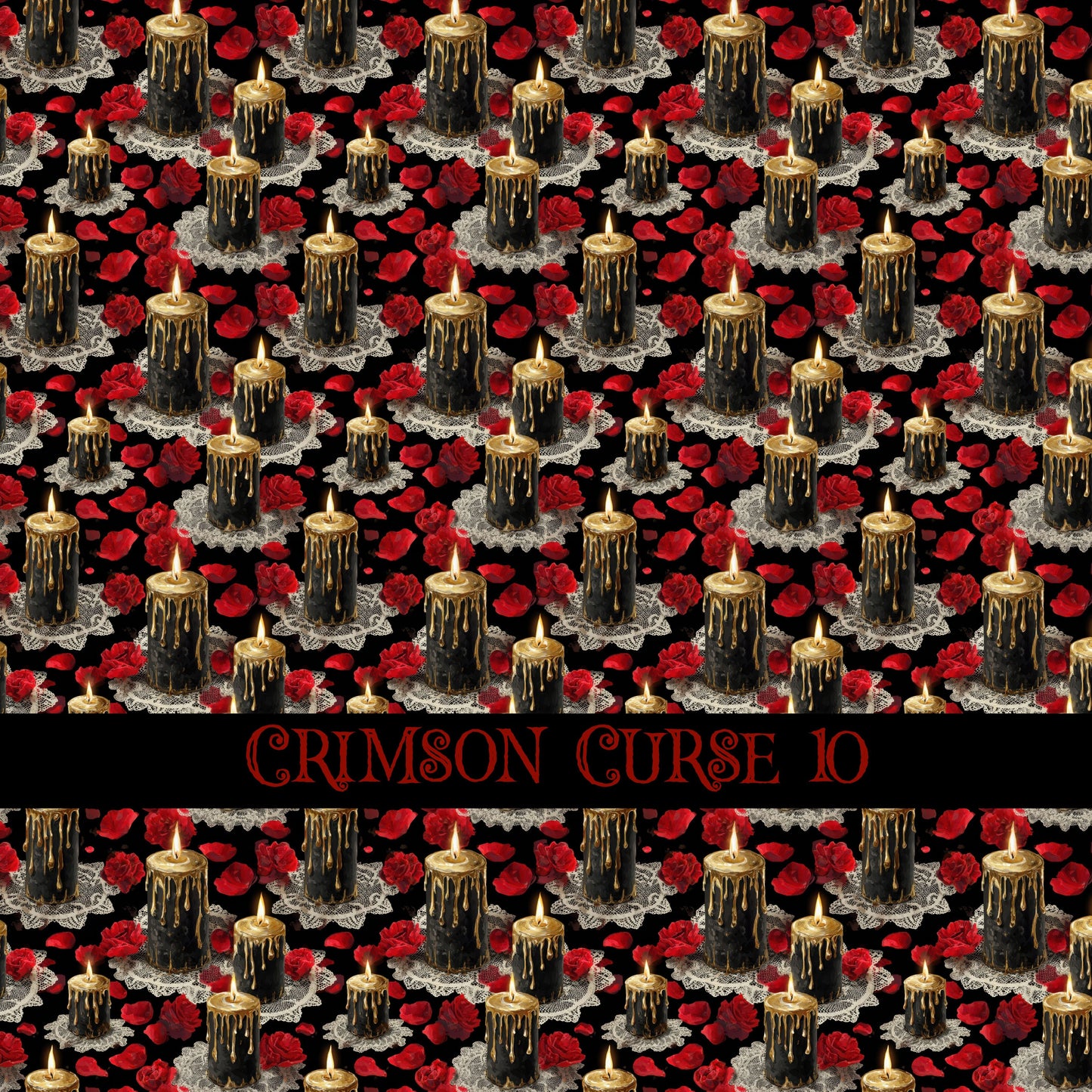 Crimson Curse Vinyl collection- 12x12 vinyl sheets-14 designs available