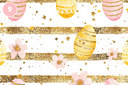 Pink and Gold Easter - Adhesive Vinyl 12x12 Sheets - 12 Design Options
