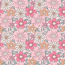 Retro Floral - Adhesive Vinyl 12x12 Sheets - 12 Design options