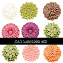 Secret Garden Element UV DTF Decal sheets 12 Sheet Designs to choose from