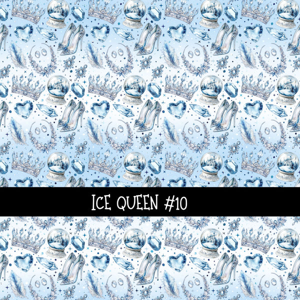 Ice Queen Collection vinyl sheets 12 Patterns to choose from