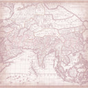 Vintage map - Adhesive Vinyl 12x12 Sheet - 12 Designs