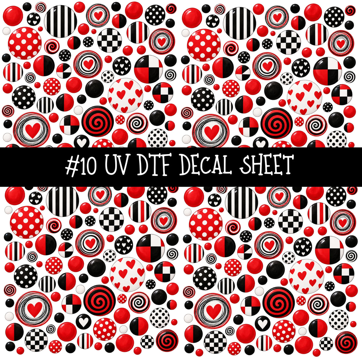 Jessica Rabbit UV DTF Decal sheets 13 Designs available