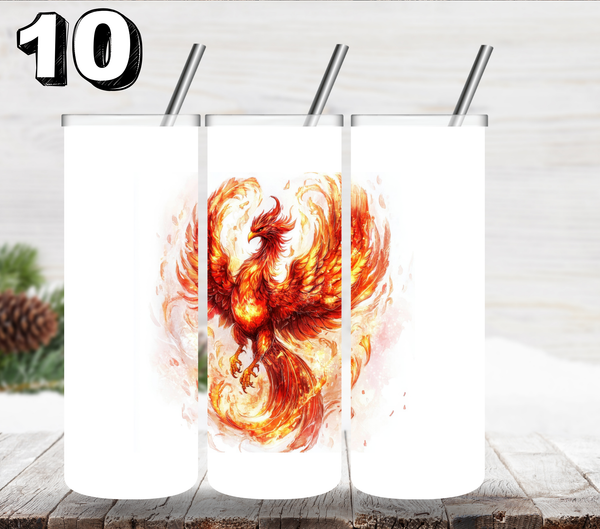 Fire of a Phoenix UV DTF Decal
