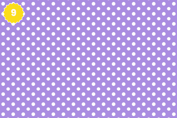 Vibrant Spring Polka Dots - Adhesive Vinyl 12x12 Sheets - 10 Design Options