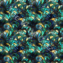 Stained Peacock - Adhesive Vinyl Wrap and 12x12 Sheets - 12 Design Options
