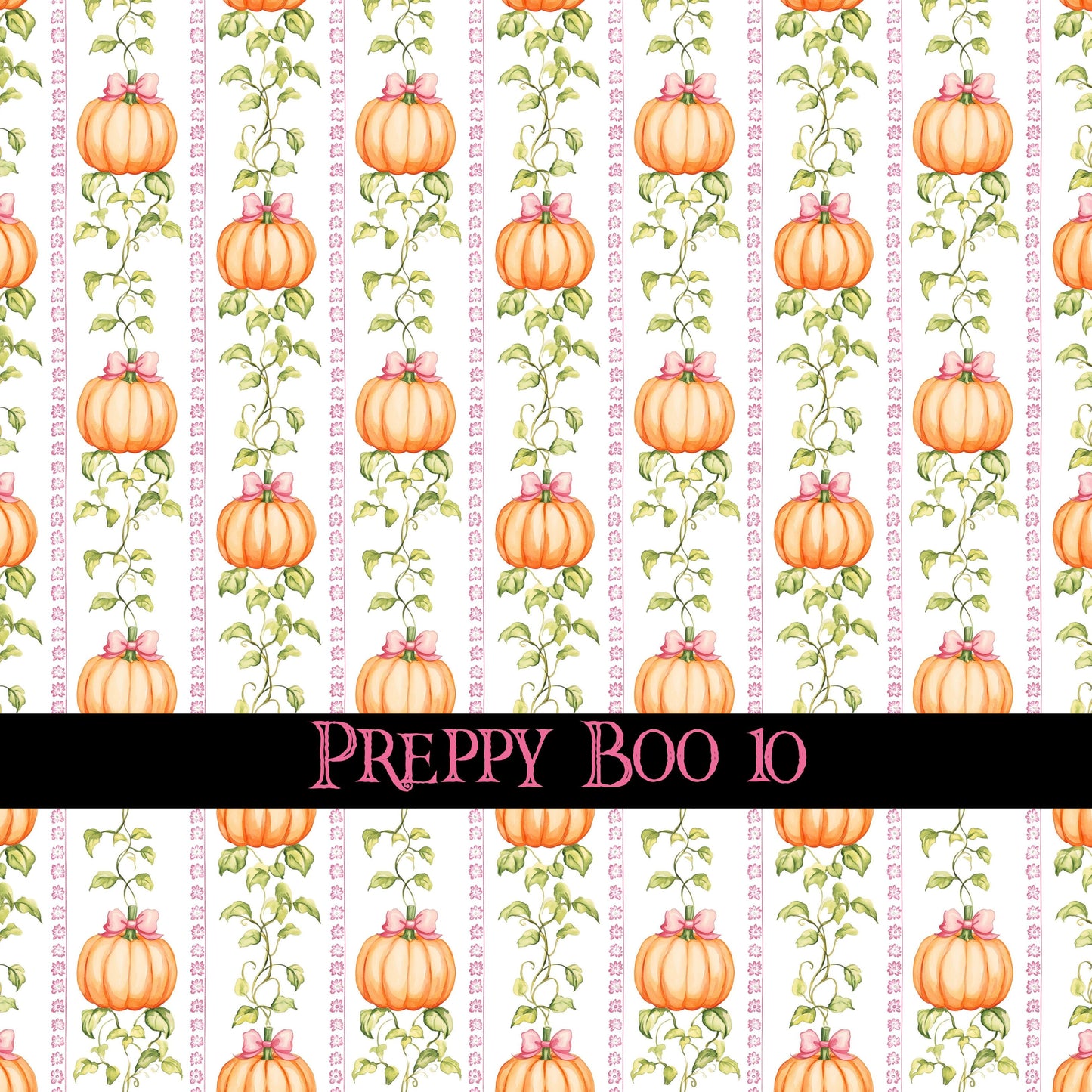 Preppy Boo collection- 12x12 vinyl sheets-10 designs available
