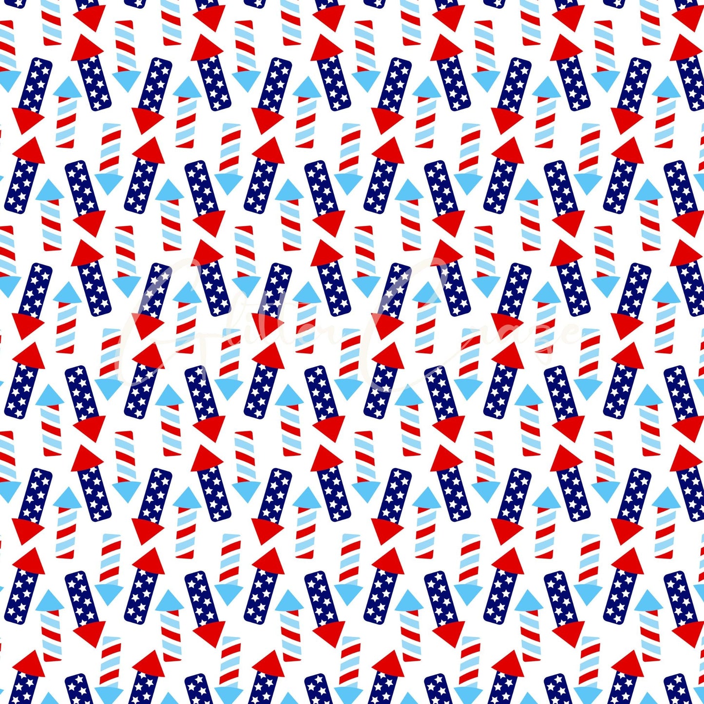 4th of July - Adhesive Vinyl 12x12 sheets - 30 patterns