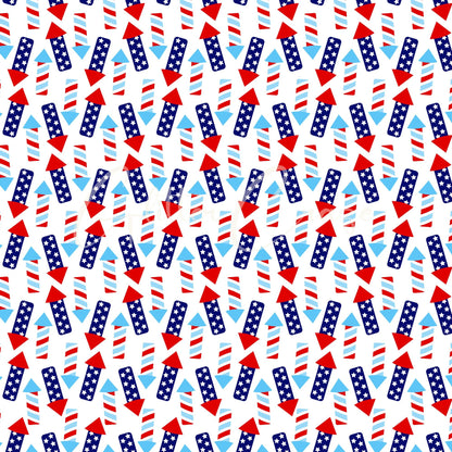 4th of July - Adhesive Vinyl 12x12 sheets - 30 patterns