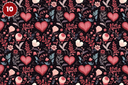Valentines Day Collection - Adhesive Vinyl 12x12 Sheets - 20 Design Options