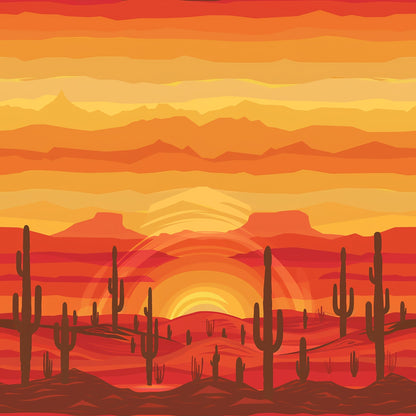 Desert Sunset - 12 Design options - - Adhesive Vinyl Wrap and 12x12 Sheets