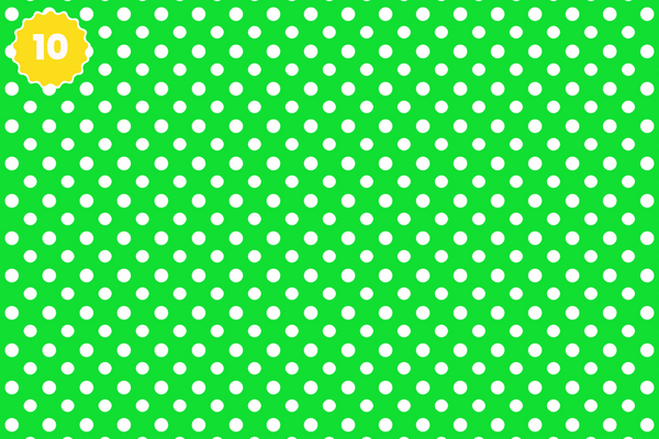 Vibrant Spring Polka Dots - Adhesive Vinyl 12x12 Sheets - 10 Design Options