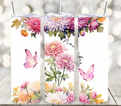 The Year in Flowers - Adhesive Vinyl Wraps - 12 Design Options