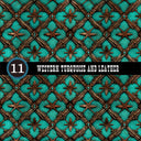 Western Turquoise and Leather Collection Vinyl collection- 12x12 vinyl sheets-20 designs available