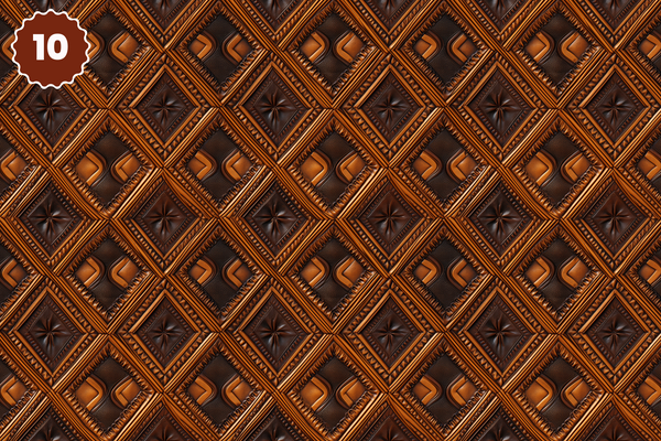 Tooled Leather Collection - Adhesive Vinyl 12x12 Sheets - 20 Design Options