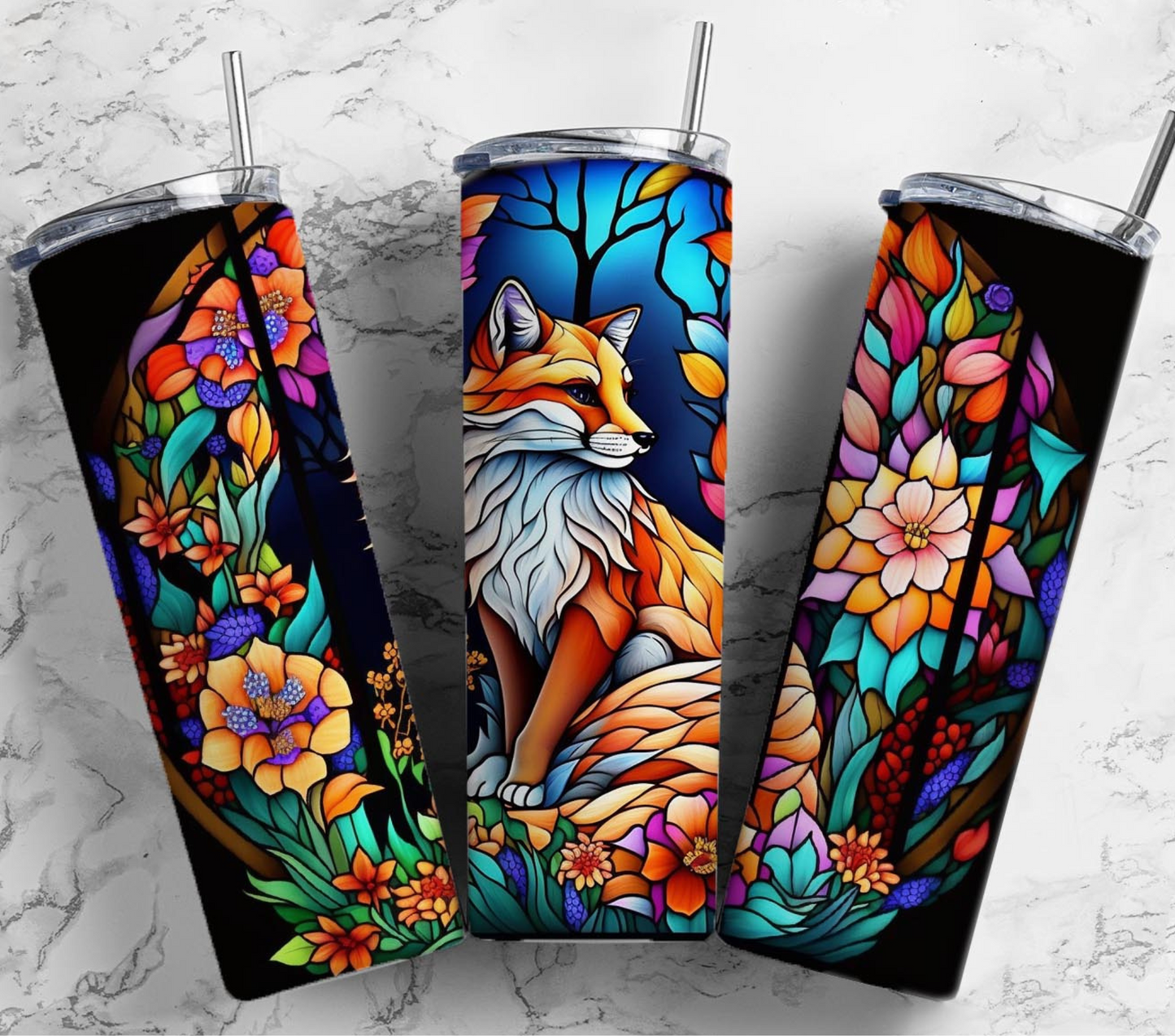 Stained Glass - Adhesive Vinyl Wraps - 30 Design Options