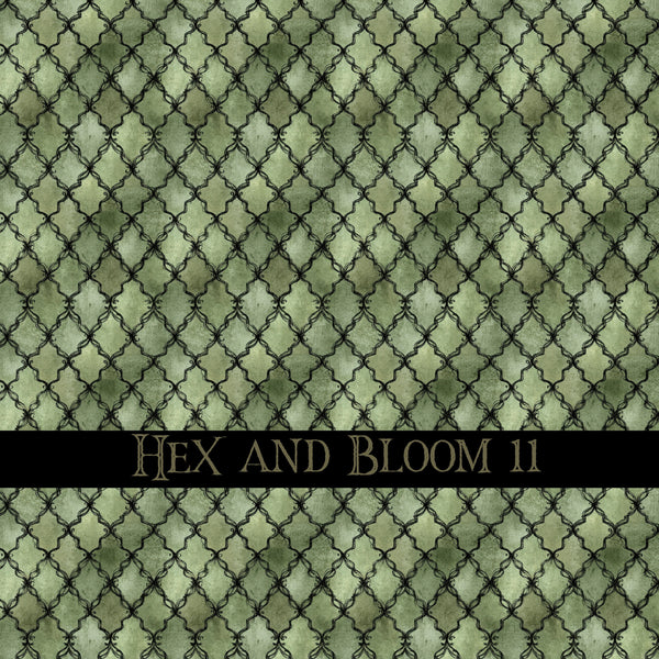 Hex and Bloom Vinyl collection- 12x12 vinyl sheets-16 designs available
