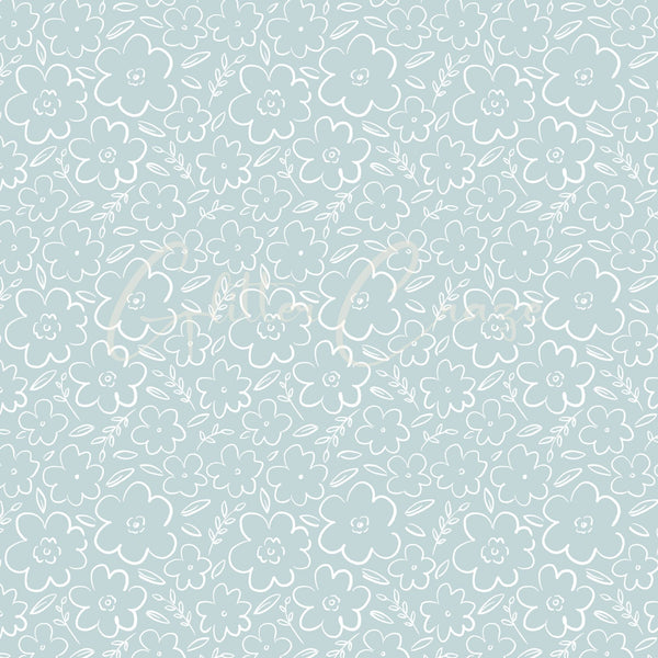 Spring Fling Collection - Adhesive Vinyl 12x12 Sheets - 12 Design options