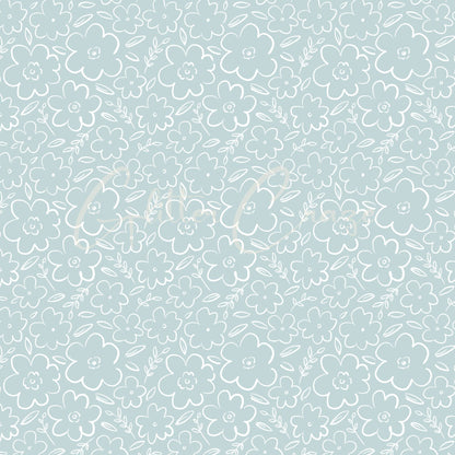 Spring Fling Collection - Adhesive Vinyl 12x12 Sheets - 12 Design options