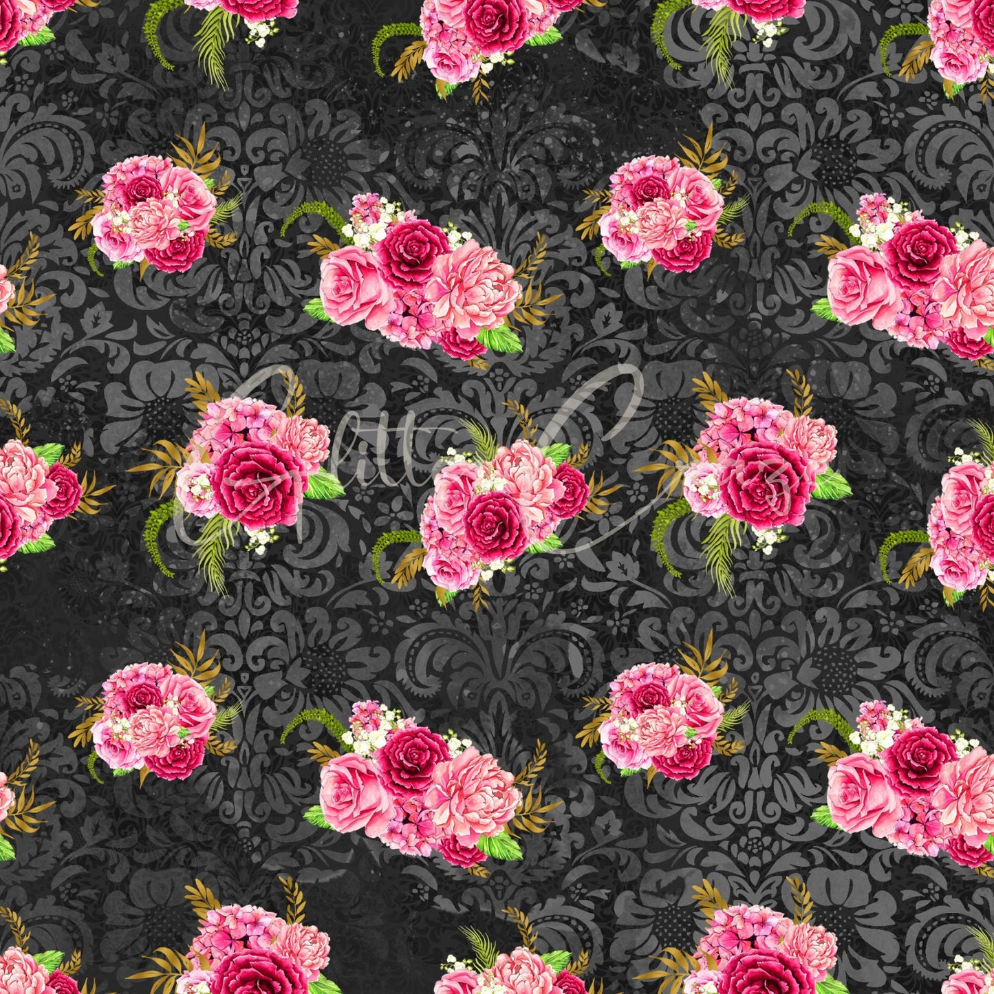 All the Roses - Adhesive Vinyl 12x12 Sheets - 14 Design Options