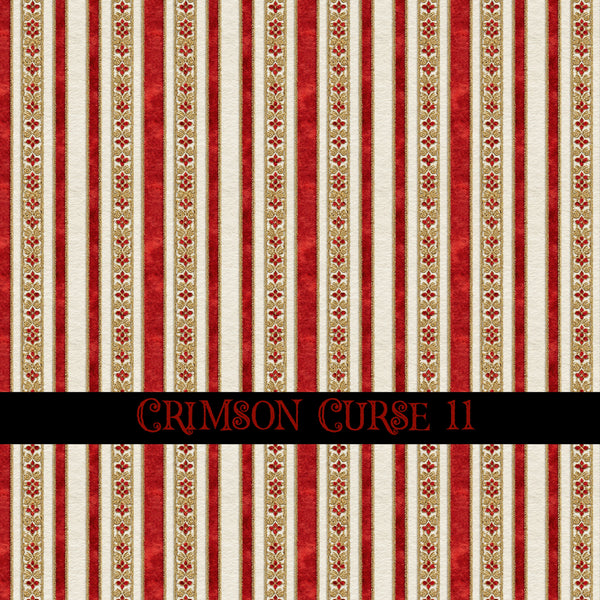 Crimson Curse Vinyl collection- 12x12 vinyl sheets-14 designs available
